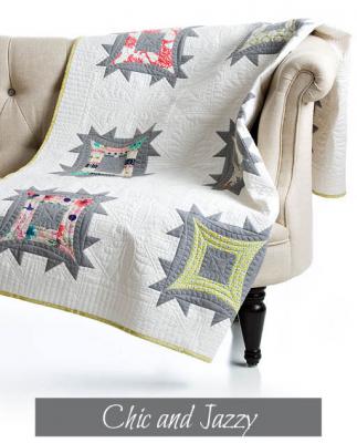 Chic & Jazzy Quilt Pattern - 53" x 70" - 413