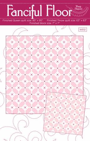 Fanciful Floor Pattern 63" X 63" or  95" X 95" - WS12