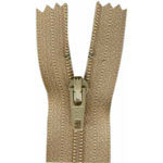 Closed End Zipper - Tan - 7" (18cm) - 0018573