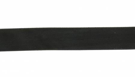 Double Face Satin Ribbon Black 7/8in - 2202-03005