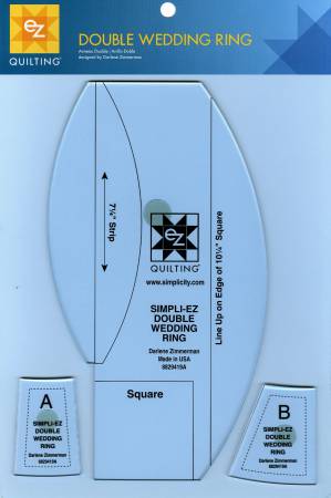 Simpli-EZ Double Wedding Ring Ruler # 8829419