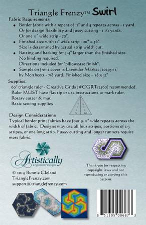 Triangle Frenzy Swirl Pattern - AED187