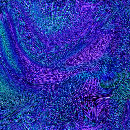 Midnight Run - Feathered Swirly Texture - Midnight Blue - CD1430