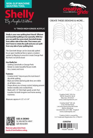 Creative Grids Machine Quilting Tool - Shelly - CGRQTA8