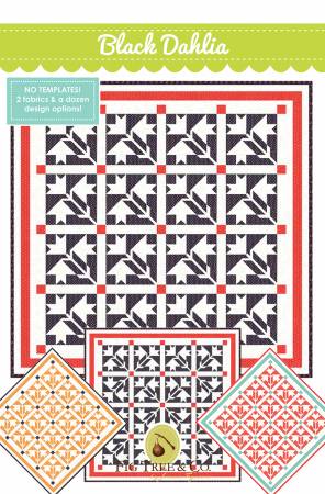 Black Dahlia pattern - P13010 - FTQ1301