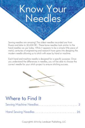 Know Your Needles Booklet - by Liz Kettle - L113275