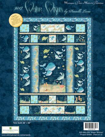 Water Wishes Project Sheet pattern - 555-560-555