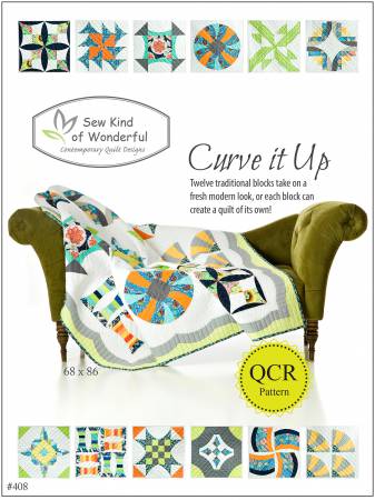 Curve it Up Block Pattern Booklet 408