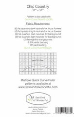 Chic Country Pattern - 57" x 57" -  411