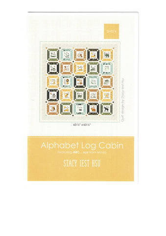 Alphabet Log Cabin pattern - SIH074