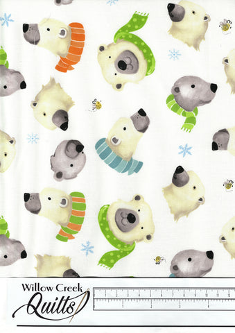Burr the Polar Bear - White - SB20397-100
