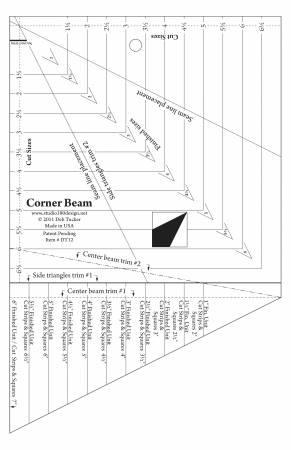 Studio 180 Corner Beam Ruler - DT12
