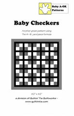 Baby A-OK - Baby Checkers pattern - 5 yard patterns - WBAOK05