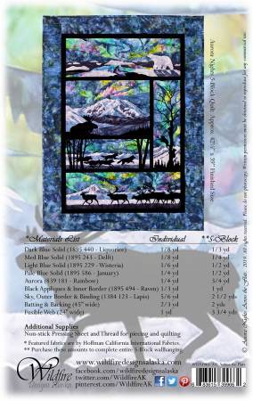 Aurora Nights : Across the Flats pattern - WDA1901