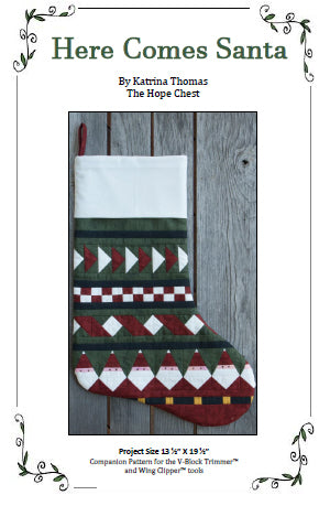 Here Comes Santa - Stocking Pattern - #THC-021