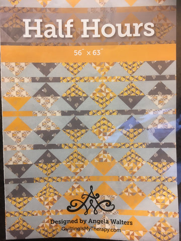 Half Hours Quilt Pattern Angela Walters 56 x 63