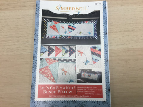 Let's Go Fly A Kite Bench Pillow Pattern KD172