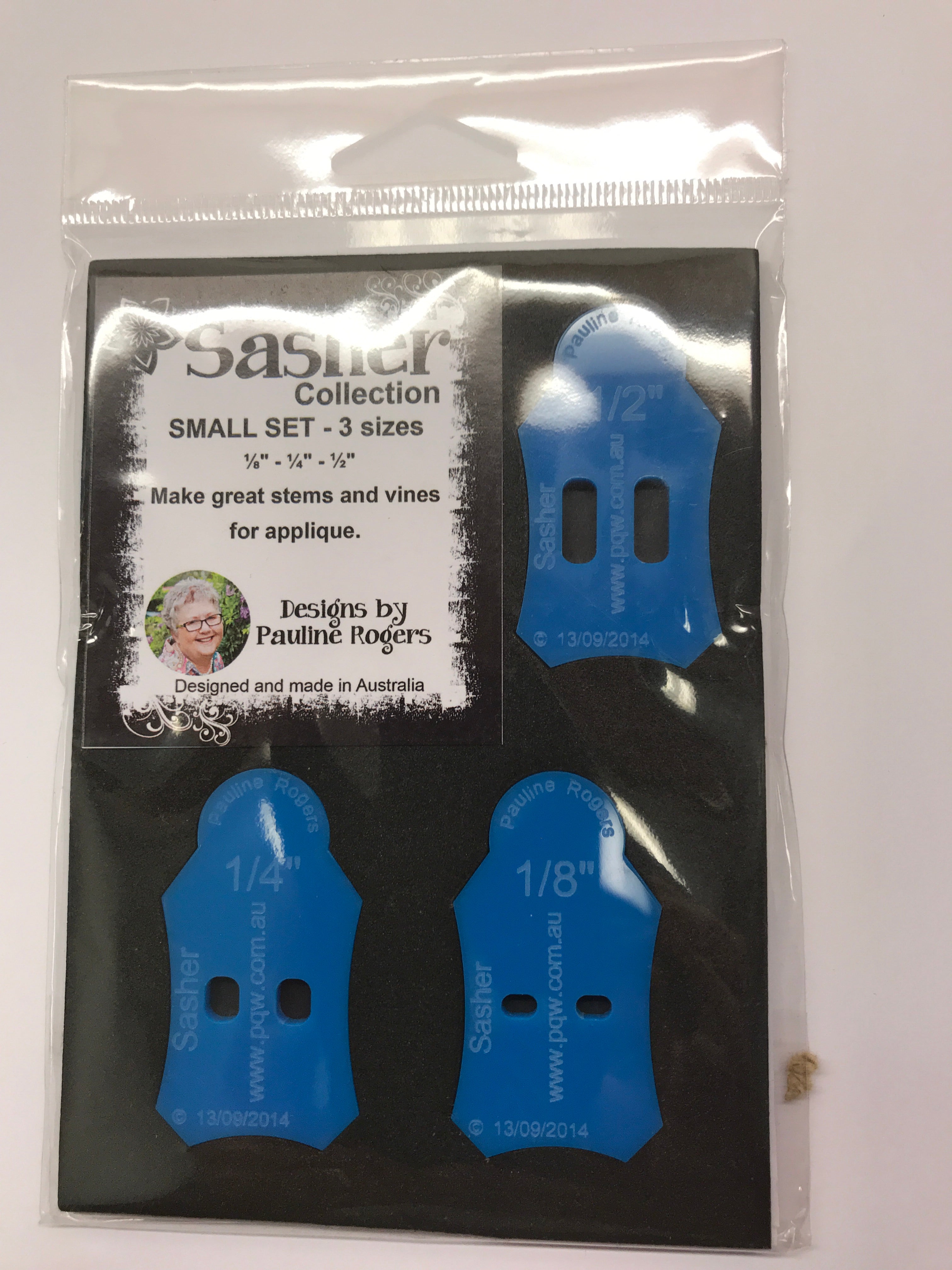 Sasher Collection - Small Applique Set - 3 sizes - PQWB3