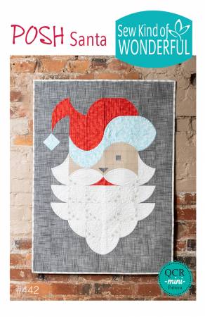 Posh Santa Pattern - 28" x 38" - 442