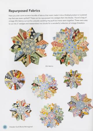 Dresden Quilt Blocks Reimagined Book - 11333