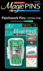 Magic Pins - Tailor Mate Extra-Fine Patchwork pins - 0.4mm x 36mm (1 7/16") - 50 pins