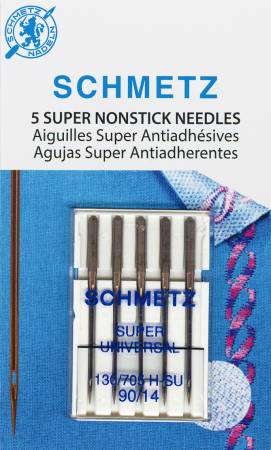 Schmetz Super Nonstick Needle 5ct, Size 90/14 - 4503