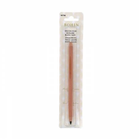 Dressmakers Bi Colored Marking Pencils White and Black # 90798