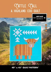 Cattle Call - a Highland Coo Quilt Pattern - AEQCCC0921