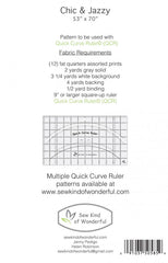 Chic & Jazzy Quilt Pattern - 53" x 70" - 413