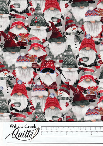 Multi Packed Nordic Gnomes & Snowman Christmas - CD2885-MULTI