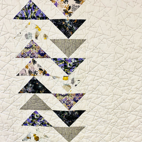 Wild Goose Chase Quilt Kit - 50" x 60" - Blue Theme