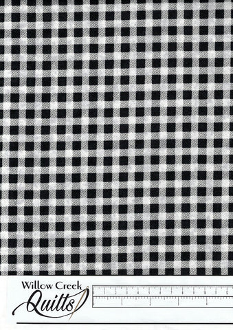 Cozy Up Flannel - F25280-91 - Pale Gray / Black