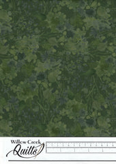 Poppy Dreams - Y3993-24D - Olive Tonal Foliage Digital