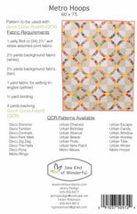QCR - Metro Hoops Quilt Pattern - 60" x 75" - SKW403