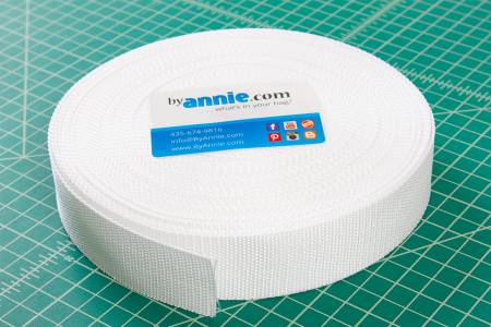 Strapping 1-1/2in White - Sold / Metre - SUP16415W50YD