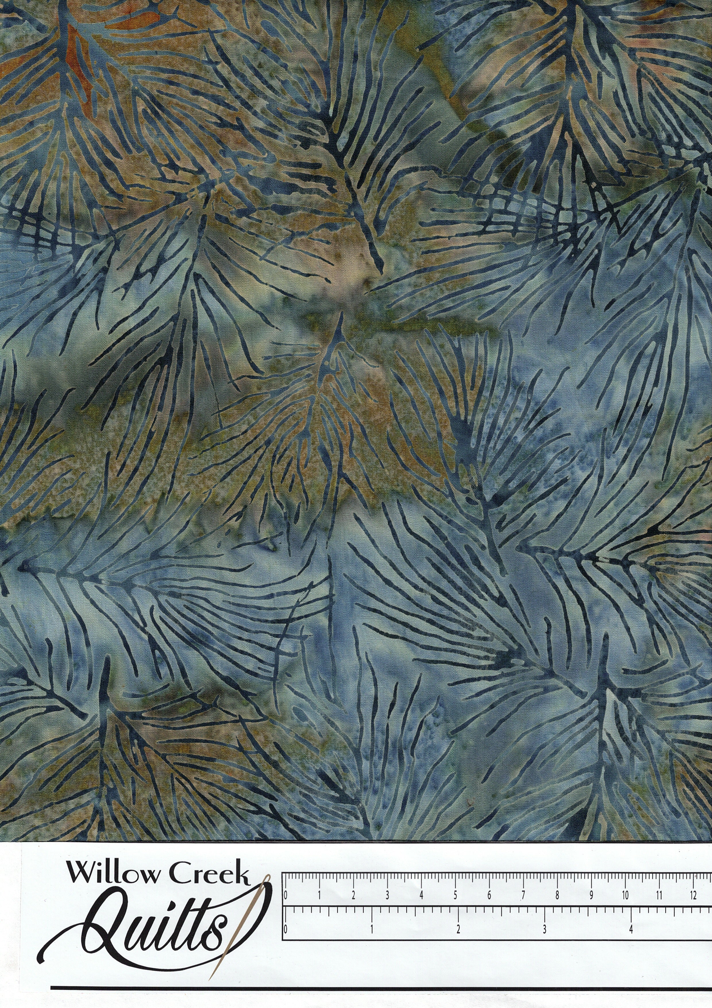 Blue Ridge Mountain Batik - Pine Needles - Desert - 122110867