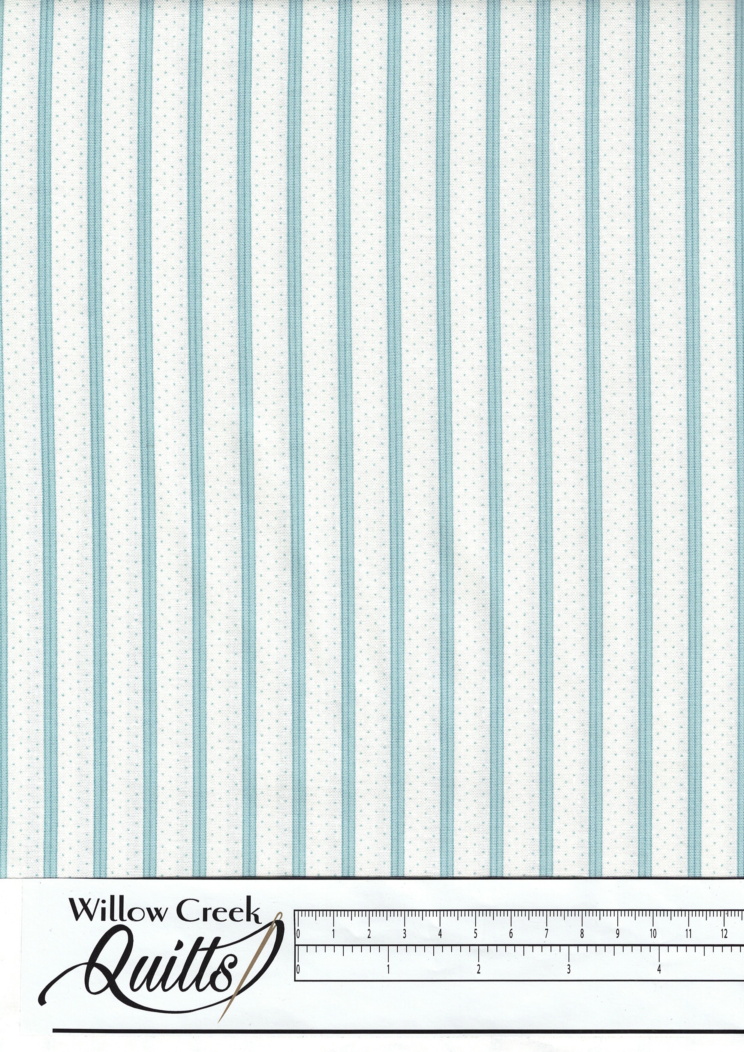 Welcome Spring - Ribbon Stripe - Teal - A407-T