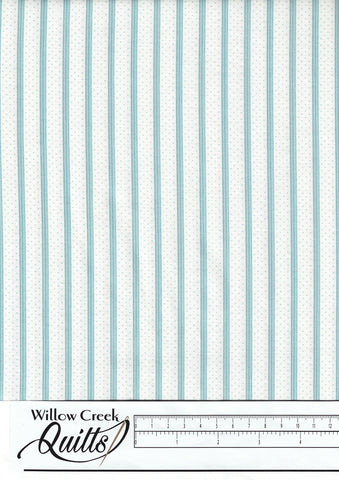 Welcome Spring - Ribbon Stripe - Teal - A407-T
