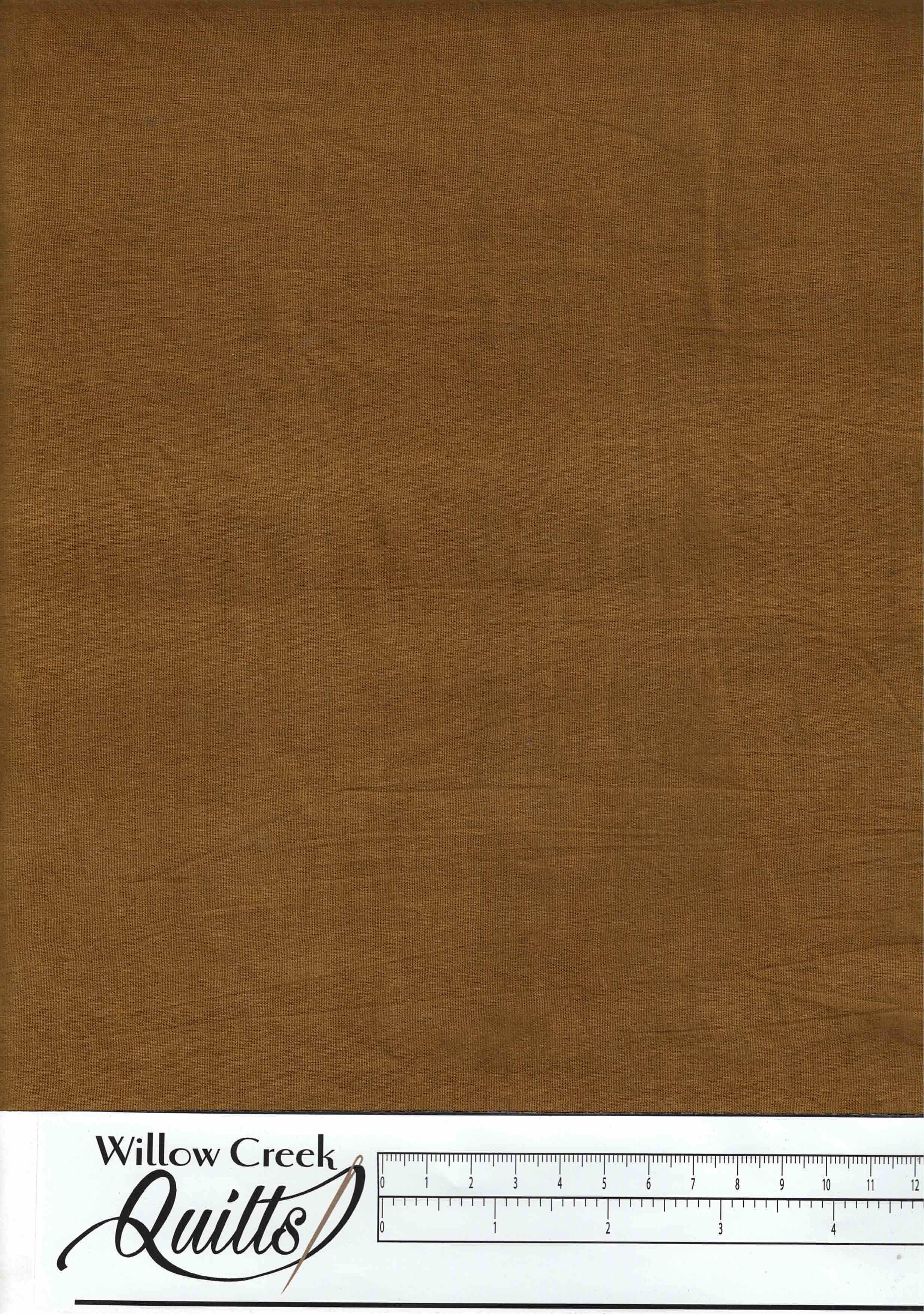 Remnant .6 metre - Hand Crafted Cottons - Khaki - HCJS001