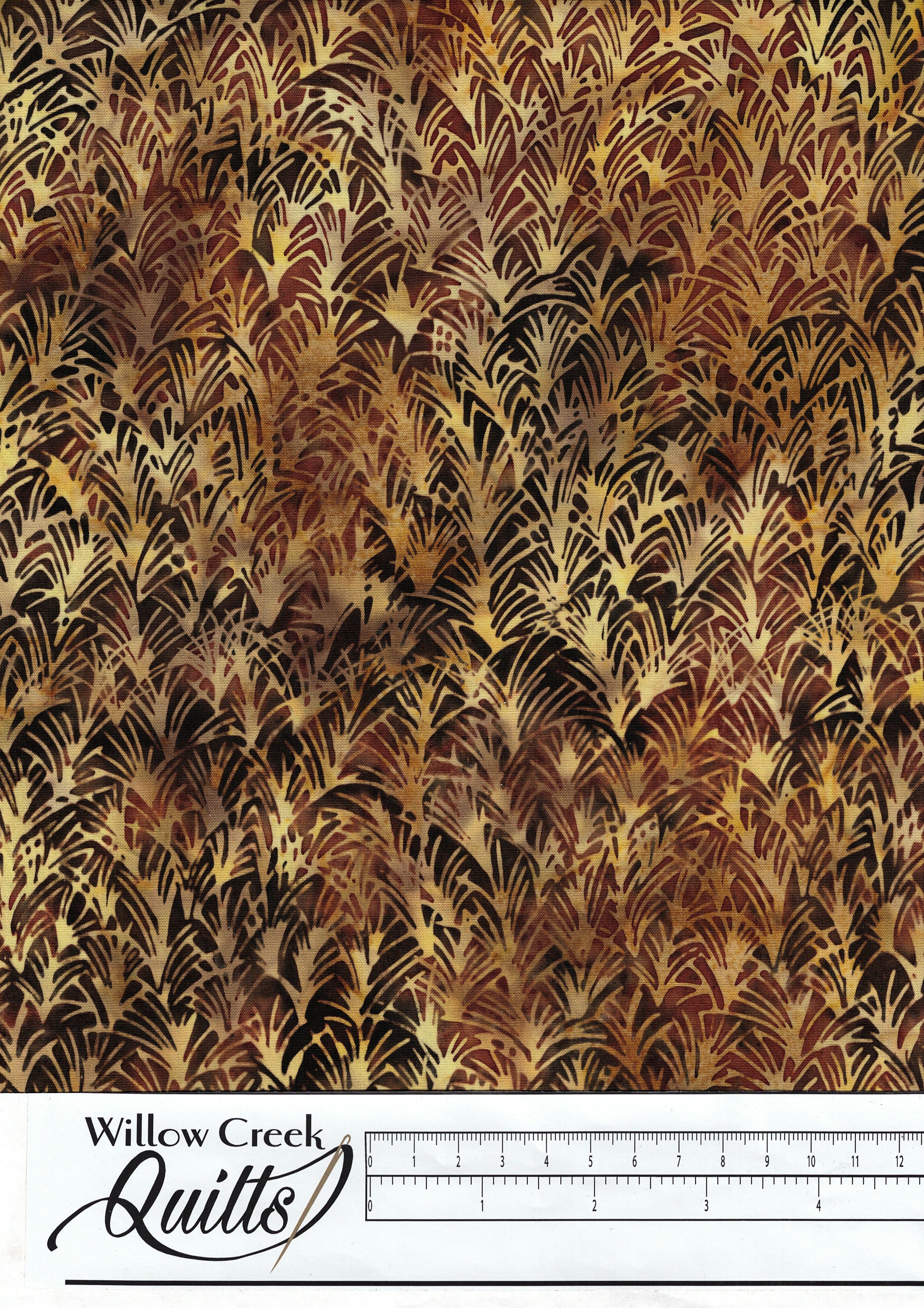 Simply Southwest Batik - Thorns Brown Tea - 112246071