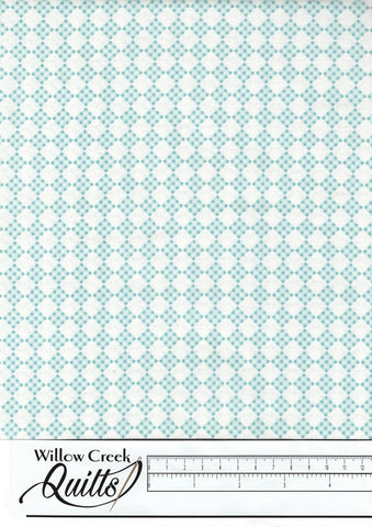 Welcome Spring - Plaid - Teal - A409-T