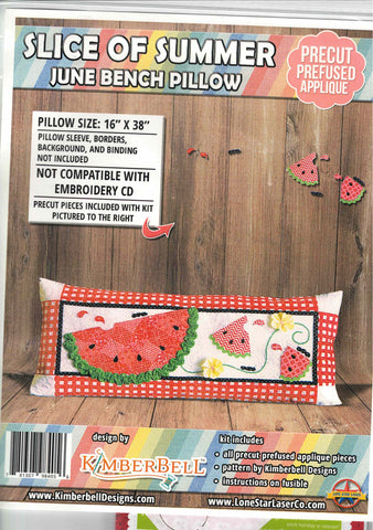 Bench Pillowcase Kit - 16" x 38" - Slice of Summer June