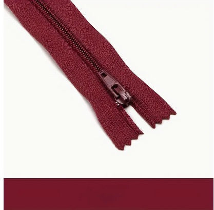 Closed End Zipper - Wine - 7" (18cm)