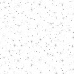 Sparkle And Fade White/Silver Sparkle Stars - U5001H-3S