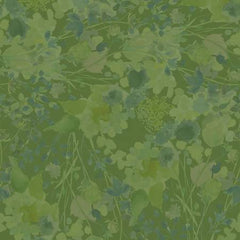 Poppy Dreams - Y3993-24D - Olive Tonal Foliage Digital