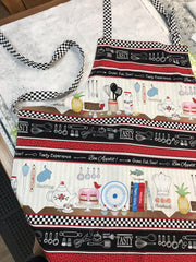 Kit - Reversible Apron - Motorcycle Theme