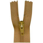 Closed End Zipper - Golden Brown - 18"(45cm) - 0045508