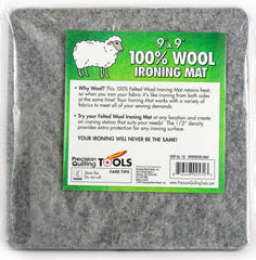 Felted Wool Ironing Mat - 9" x 9" - DOP 04-18 0909