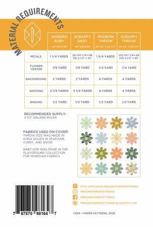Fresh As A Daisy Pattern - Multiple Sizes - 108 PAPP