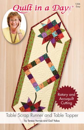 Quilt in a Day - Table Scrap Runner & Table Topper - AccuQuilt - 1206